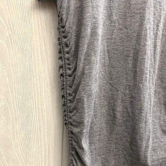 Theory Apex Tiny Tee Ruched Short Sleeve Dress Size P NWT - Picture 3 of 6